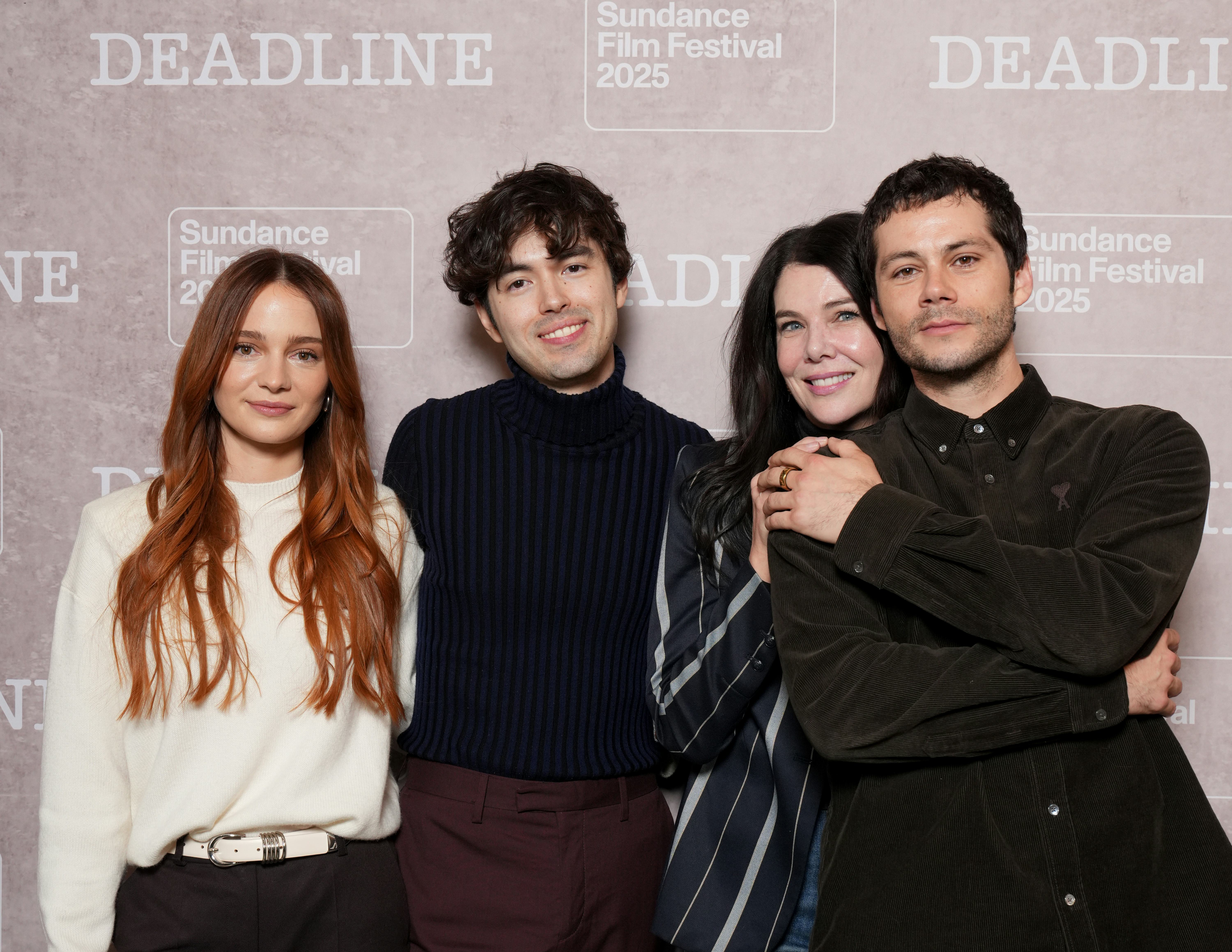 Aisling Franciosi, James Sweeney, Lauren Graham, Dylan O&rsquo;Brien at the Deadline 2025 Sundance Film Fe&hellip;