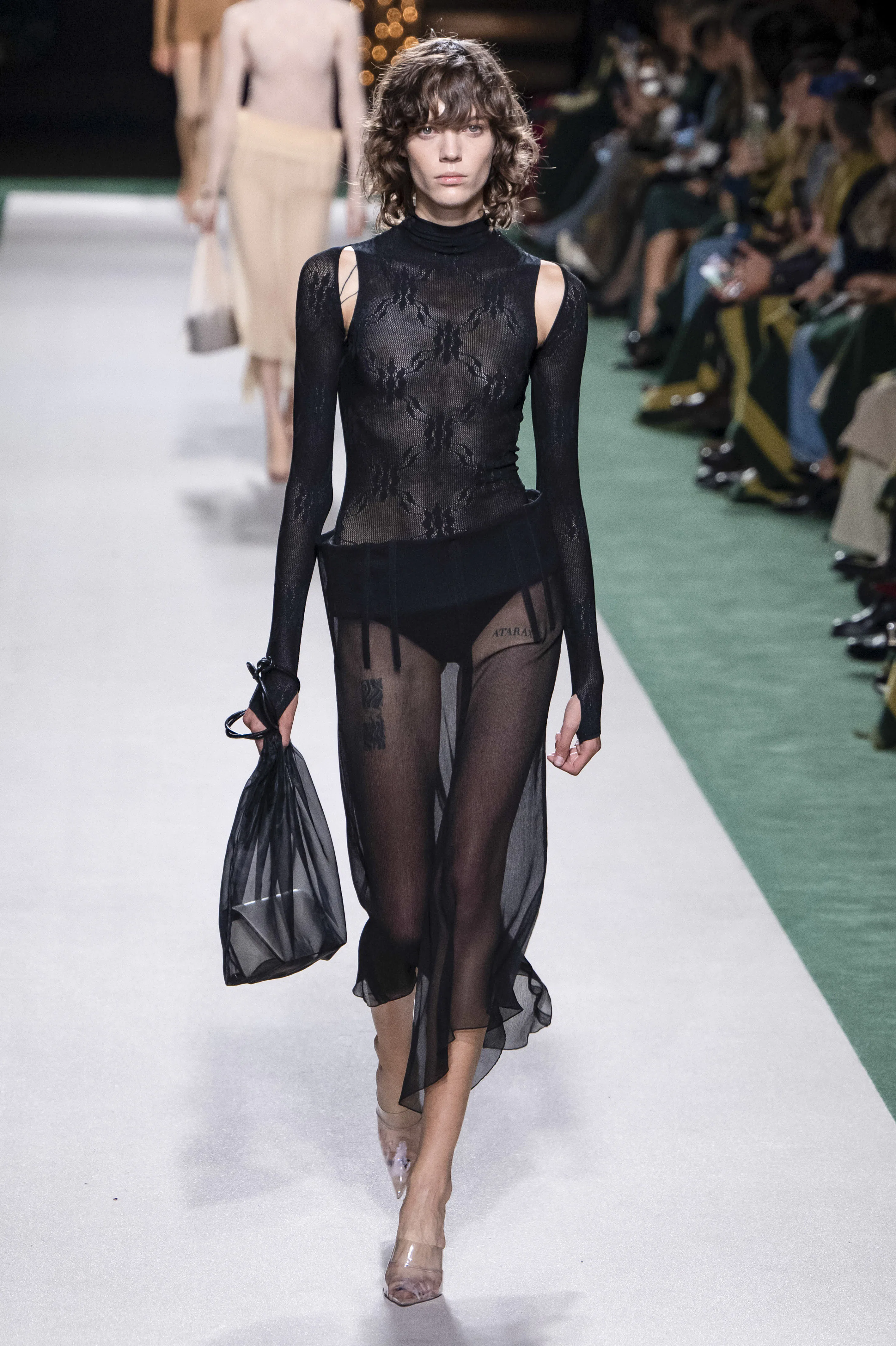 Victoria Beckham's Sheer Little Black Dress Is From Her Latest Runway Show