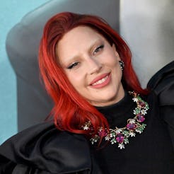 HOLLYWOOD, CALIFORNIA - SEPTEMBER 30: Lady Gaga attends the Los Angeles Premiere of Warner Bros. Pic...
