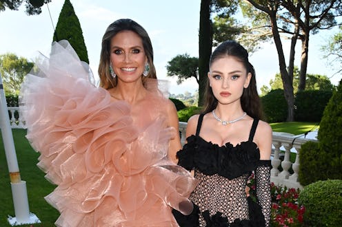 CAP D'ANTIBES, FRANCE - MAY 23: Heidi Klum and Leni Olumi Klum attend the amfAR Cannes Gala 30th edi...