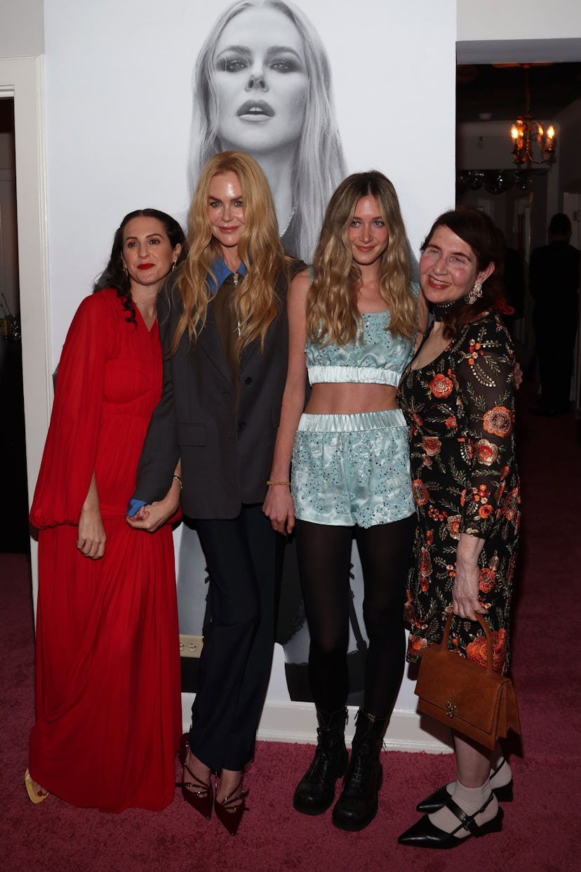 LOS ANGELES, CALIFORNIA - JANUARY 04: (L-R) Sara Moonves, W Magazine Editor in Chief, Nicole Kidman,...