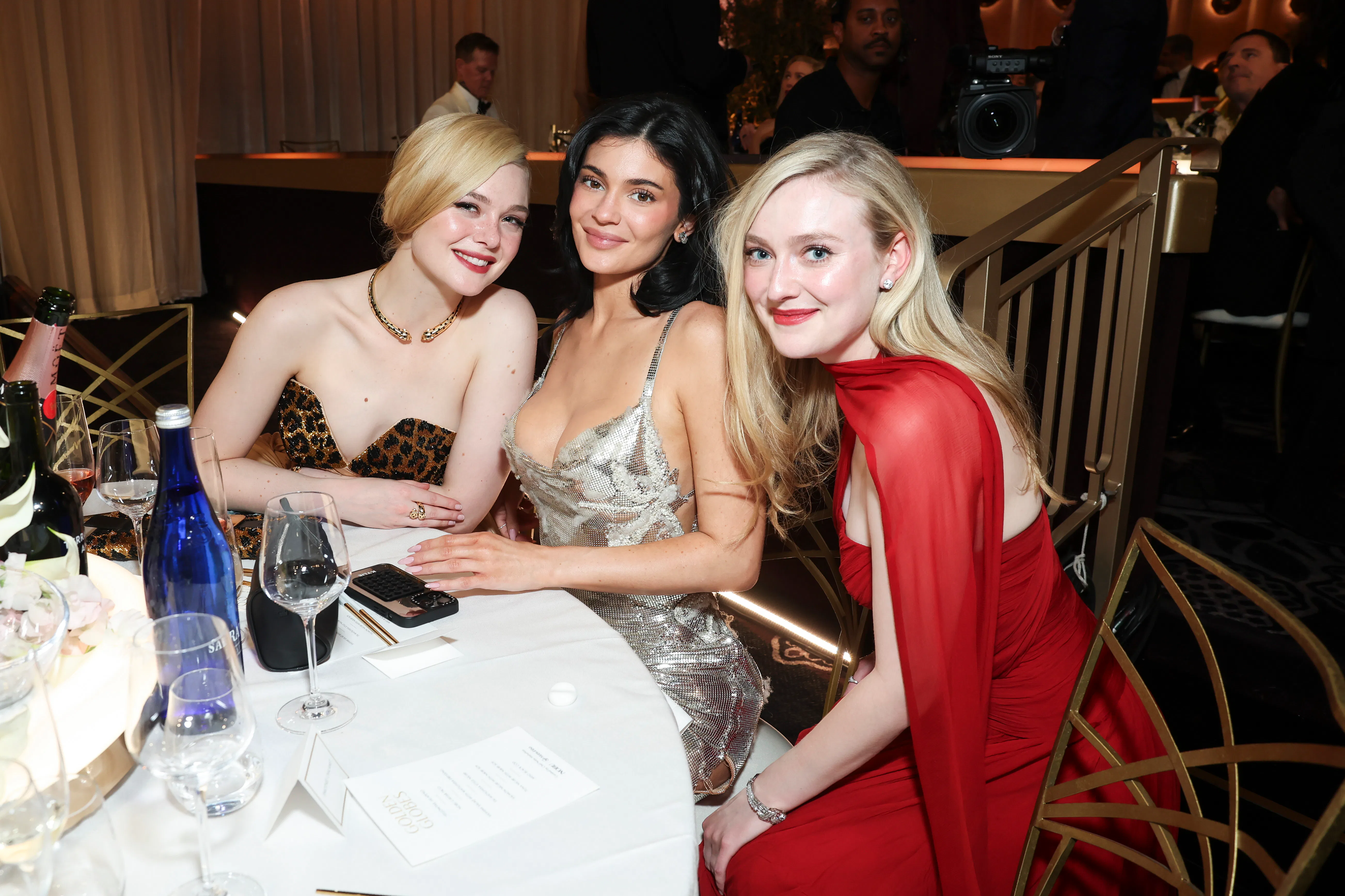 kylie jenner golden globes versace dress Kylie Jenner's 25-Year-Old Versace Dress Was A Vintage Showroom Find