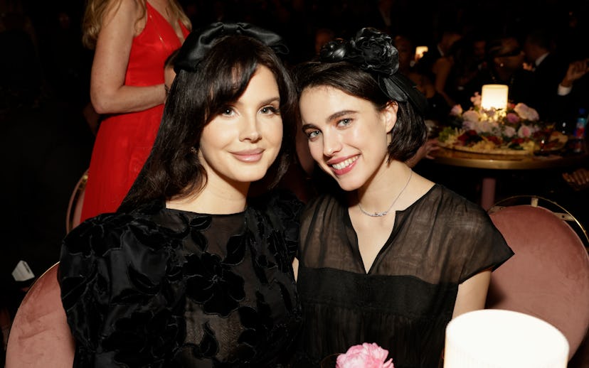 LOS ANGELES - FEBRUARY 4:  Lana Del Rey and Margaret Qualley behind the scenes at The 66th Annual Gr...