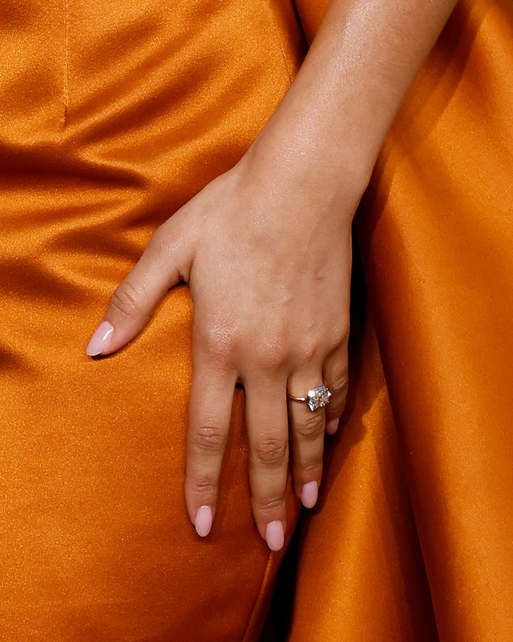 Zendaya's diamond ring at the Golden Globes
