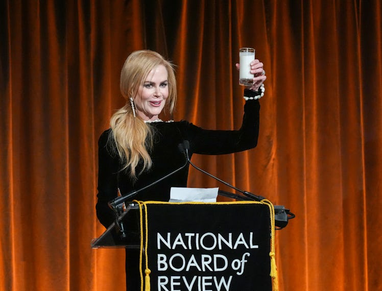 Nicole Kidman speaks onstage at The National Board of Review Gala held at Cipriani on January 7, 202...