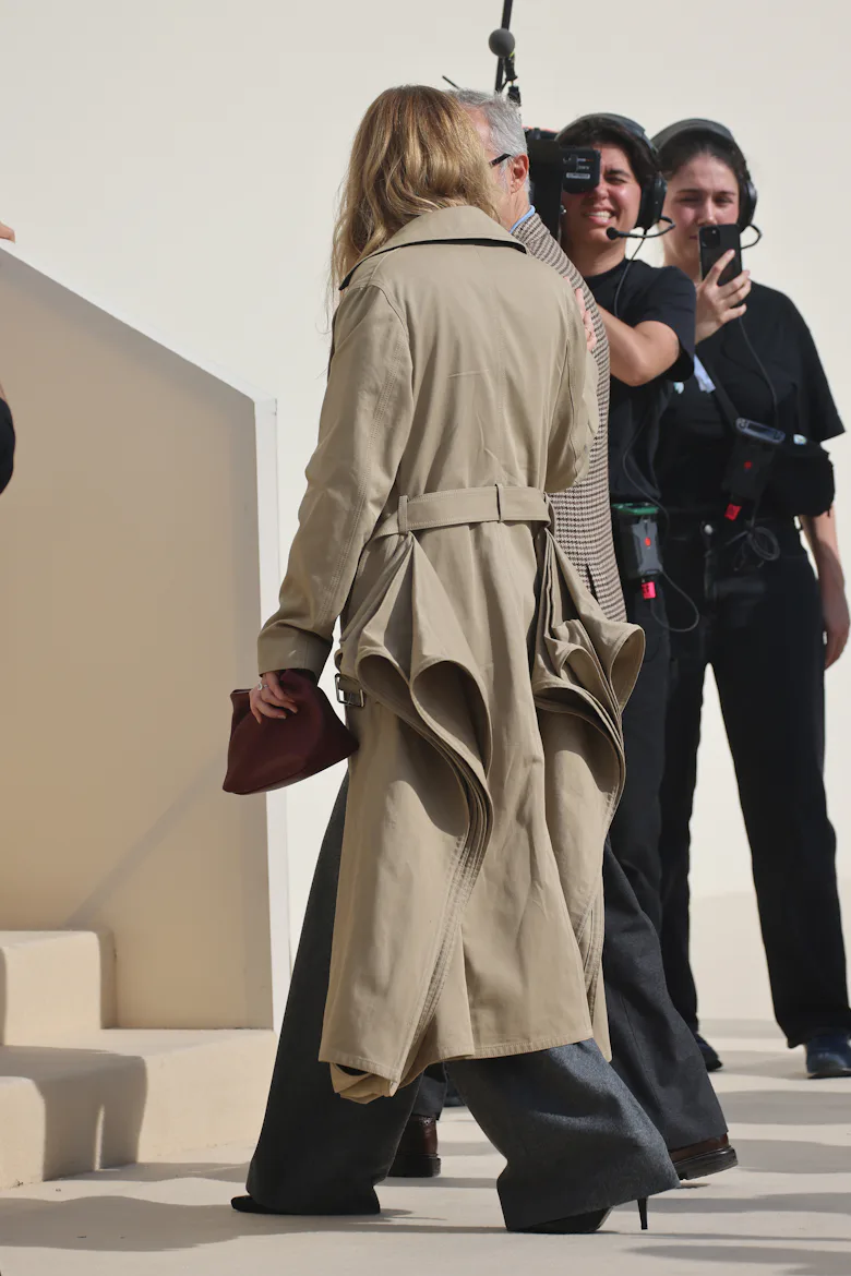 Jennifer Lawrence arriving at Christian Dior during Womenswear Spring Summer 2026 as part of Paris F...