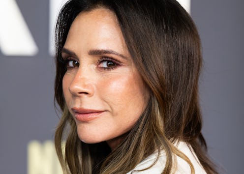 LONDON, ENGLAND - OCTOBER 08: Victoria Beckham attends the "Victoria Beckham" World Premiere at the ...