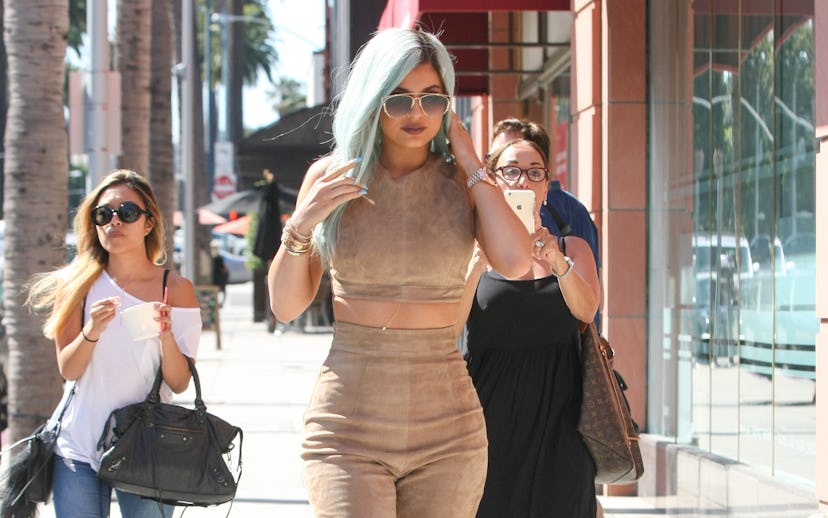 LOS ANGELES, CA - JULY 10: Kylie Jenner is seen on July 10, 2015 in Los Angeles, California. (Photo...