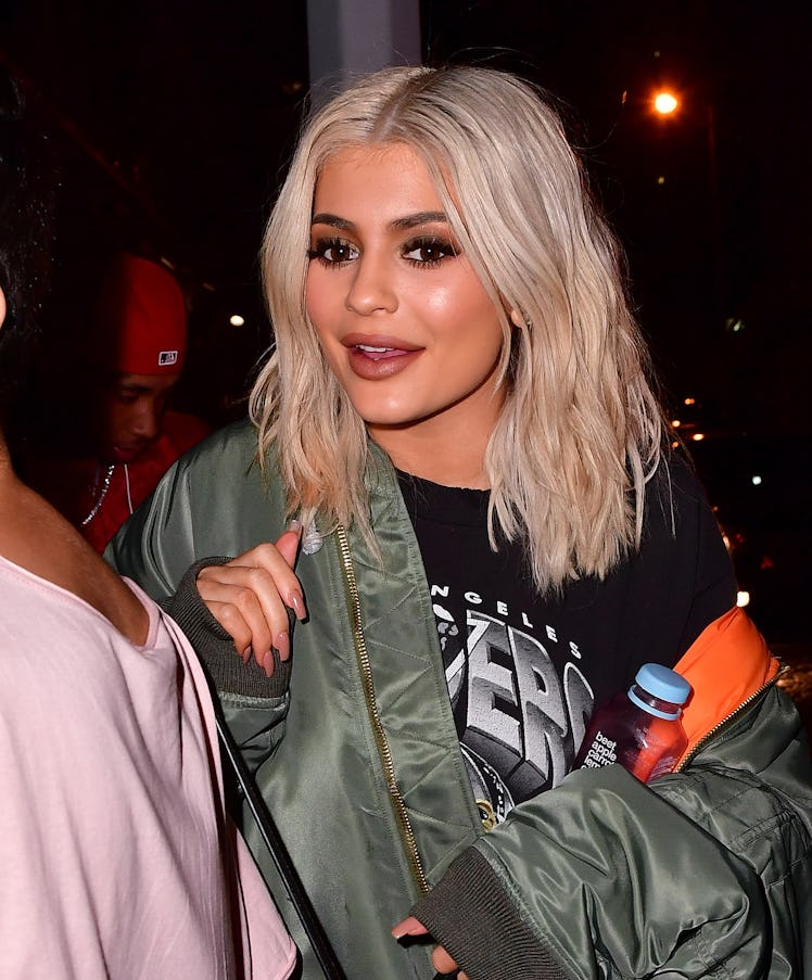 NEW YORK, NY - SEPTEMBER 07:  Kylie Jenner seen on the streets of Manhattan on September 7, 2016 in ...