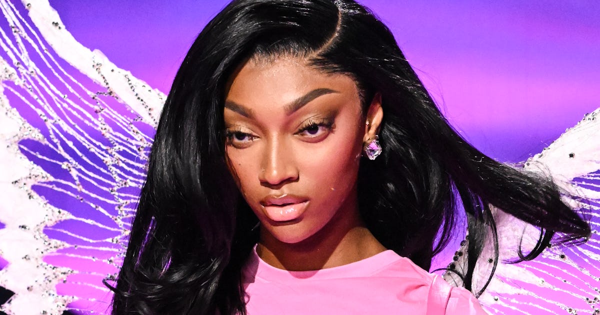 Angel Reese Walked Her First VS Fashion Show In Dreamy Lingerie