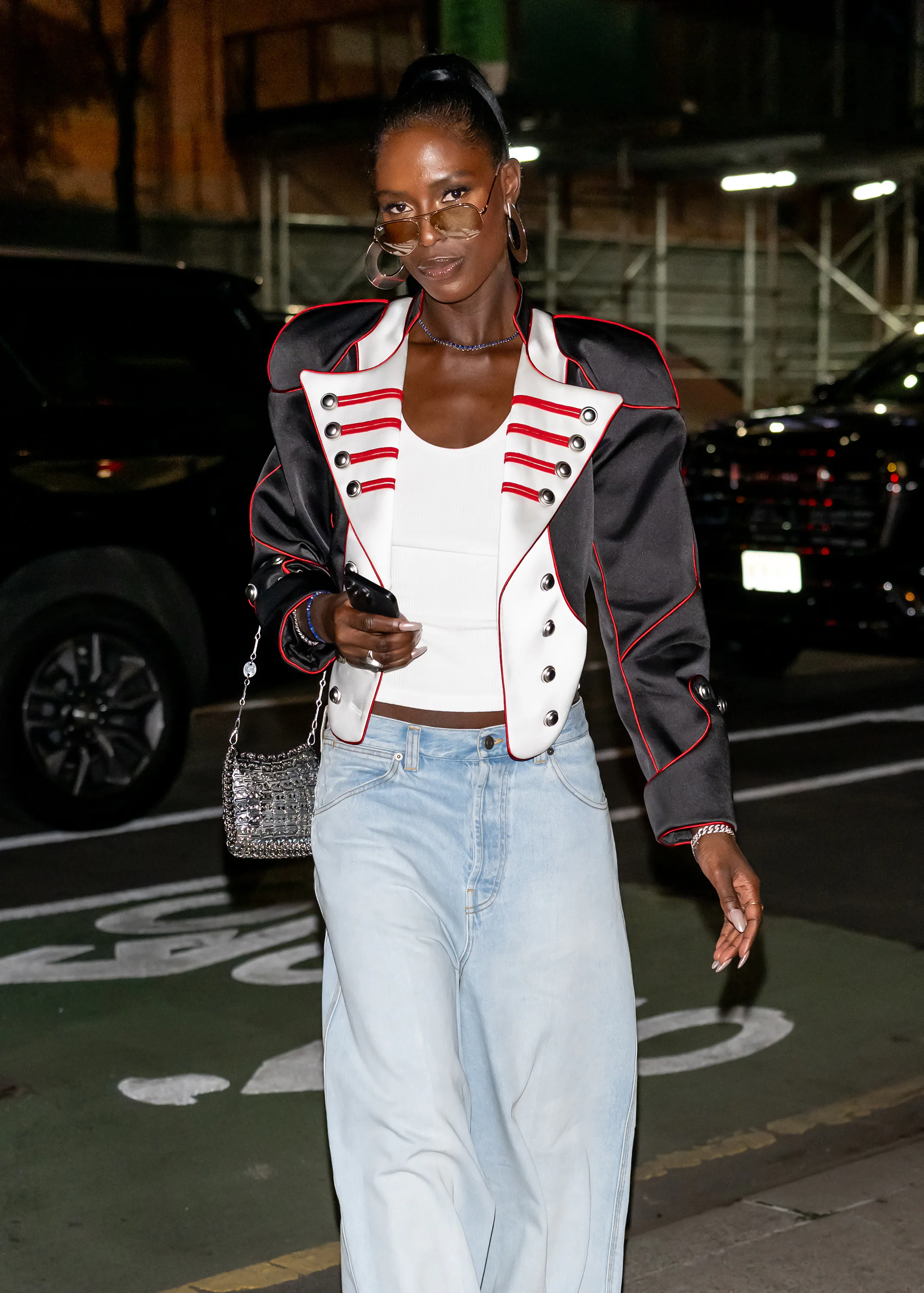 Actress Jodie Turner-Smith attends the Victoria's Secret Fashion Show after party at Crane Club on O...