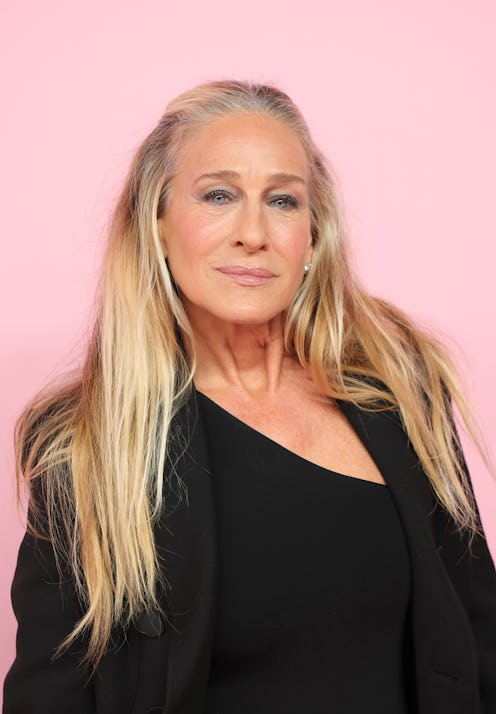 NEW YORK, NEW YORK - OCTOBER 15: Sarah Jessica Parker attends the Victoria's Secret Fashion Show on...