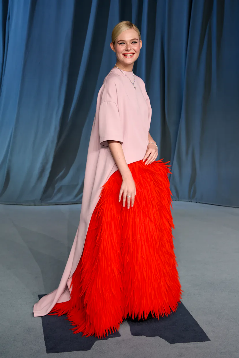 Hailey Bieber & Kendall Jenner Had The Most Stylish BFF Moment At The Academy Museum Gala 18 US actress Elle Fanning attends the Academy Museum Gala
