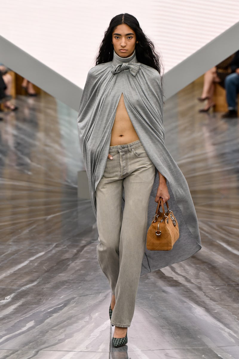 Model on the runway at the Christian Dior fashion show as part of Spring/Summer 2026 Paris Fashion W...
