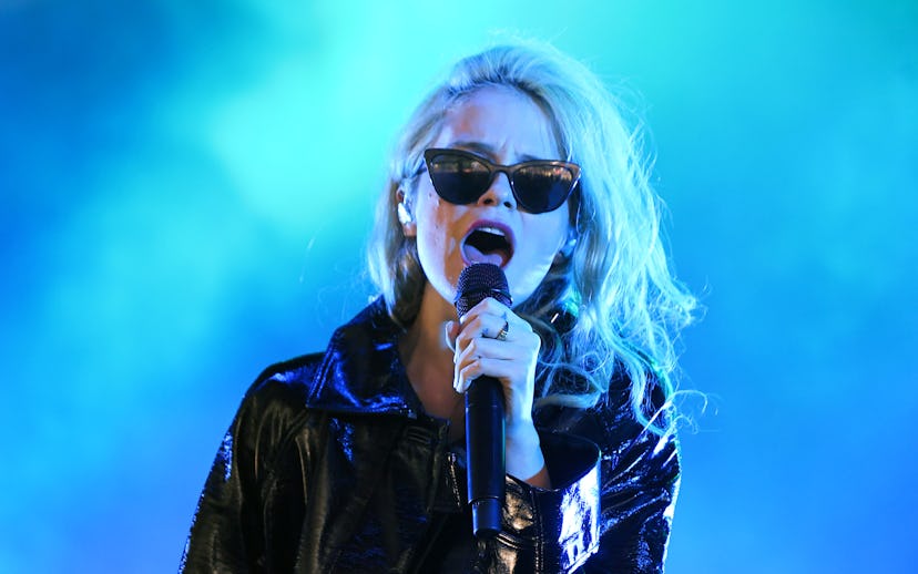 ROSKILDE, DENMARK- JUNE 30: Sky Ferreira performs at the 50th Roskilde Festival on June 30, 2022 in ...