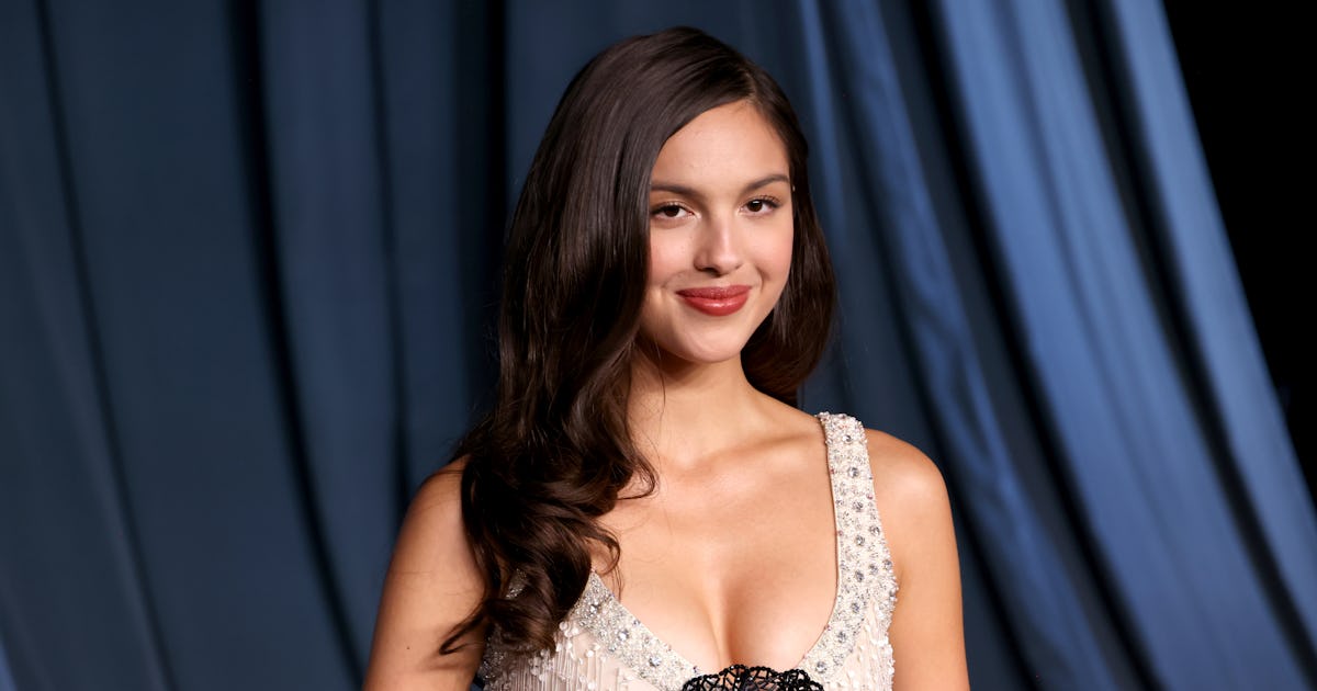 Olivia Rodrigo Styled A Sparkly Babydoll Mini With A Schoolgirl Twist