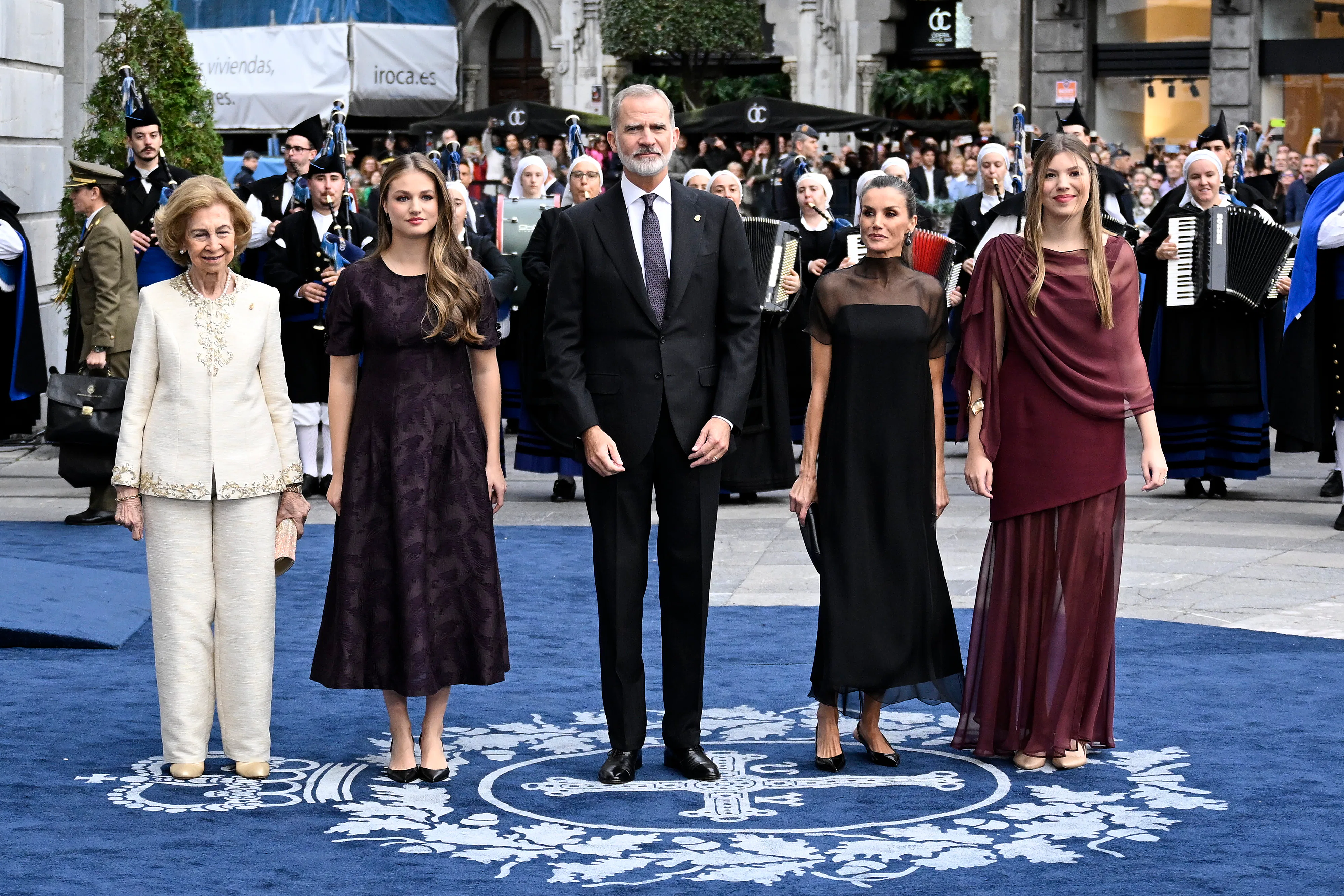 queen letizia sheer dress Queen Letizia dons SHEER pink dress worth 323 on night out with husband King Felipe
