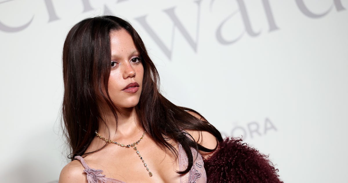 Jenna Ortega's See-Through Dress Was Both Romantic & NSFW