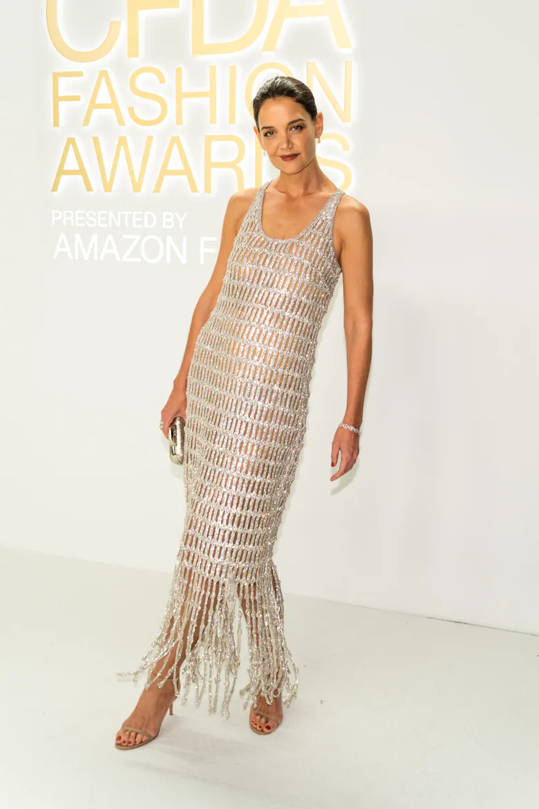 Katie Holmes attends the 2022 CFDA Fashion Awards at Casa Cipriani on November 07, 2022 in New York ...