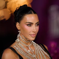 LONDON, ENGLAND - OCTOBER 22: Kim Kardashian attends the "All's Fair" London Premiere at Odeon Luxe ...