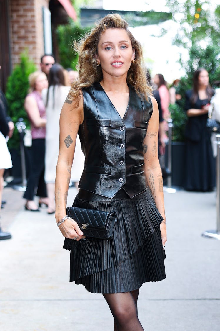 NEW YORK, NEW YORK - JUNE 06: Miley Cyrus attends Through Her Lens: The Tribeca Chanel Women's Filmm...