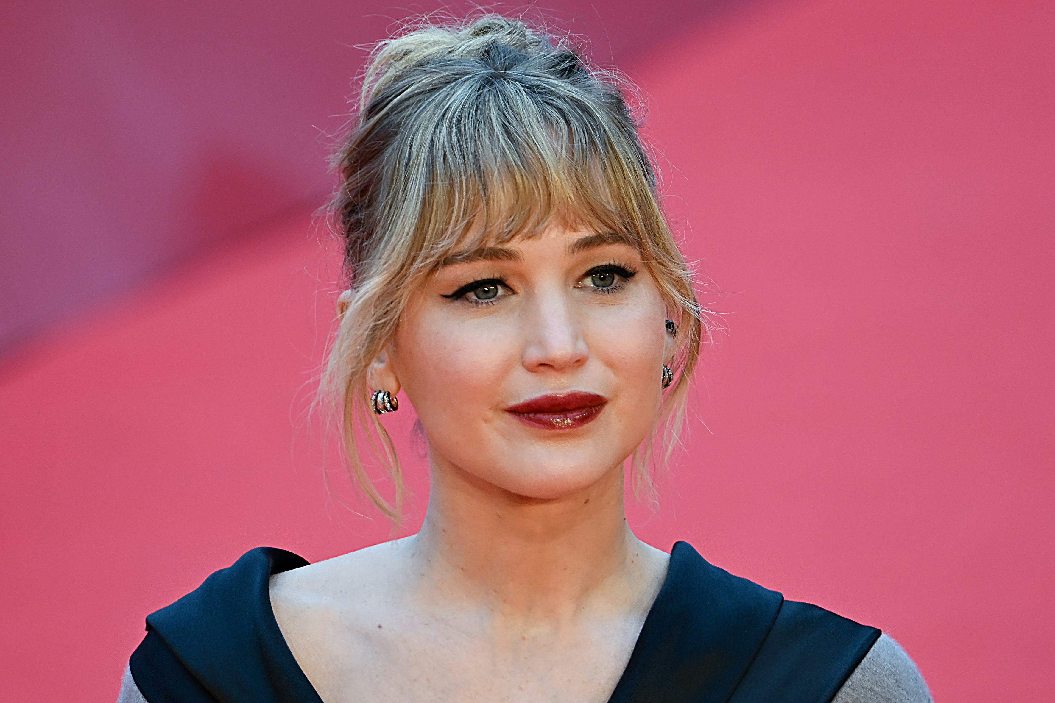 American actress and film producer Jennifer Lawrence at Rome Film Fest 2025. Red Carpet Die My Love....