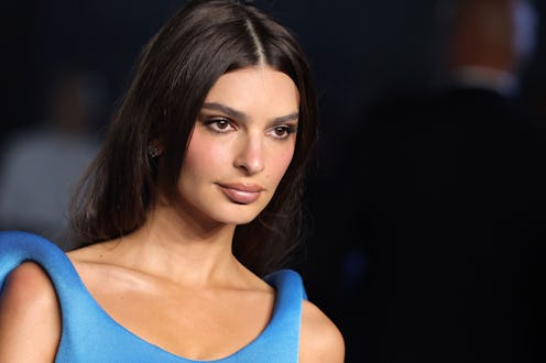 LOS ANGELES, CALIFORNIA - OCTOBER 18: (FOR EDITORIAL USE ONLY) Emily Ratajkowski attends the Academy...