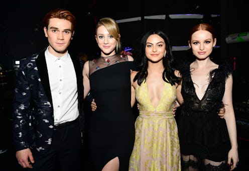 'Riverdale' stars KJ Apa, Lili Reinhart, Camila Mendes, and Madelaine Petsch reunited at Mendes' sur...