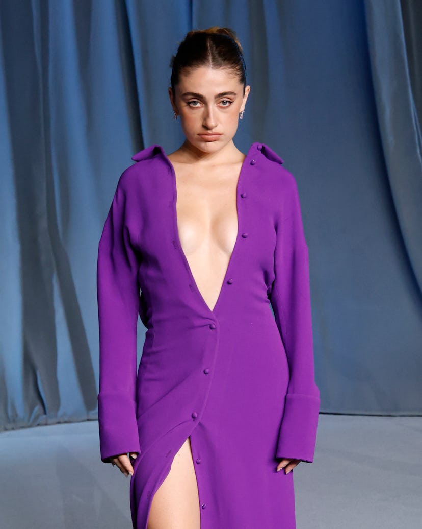 Rachel Sennott attends the 2025 Academy Museum Gala at Academy Museum of Motion Pictures on October ...