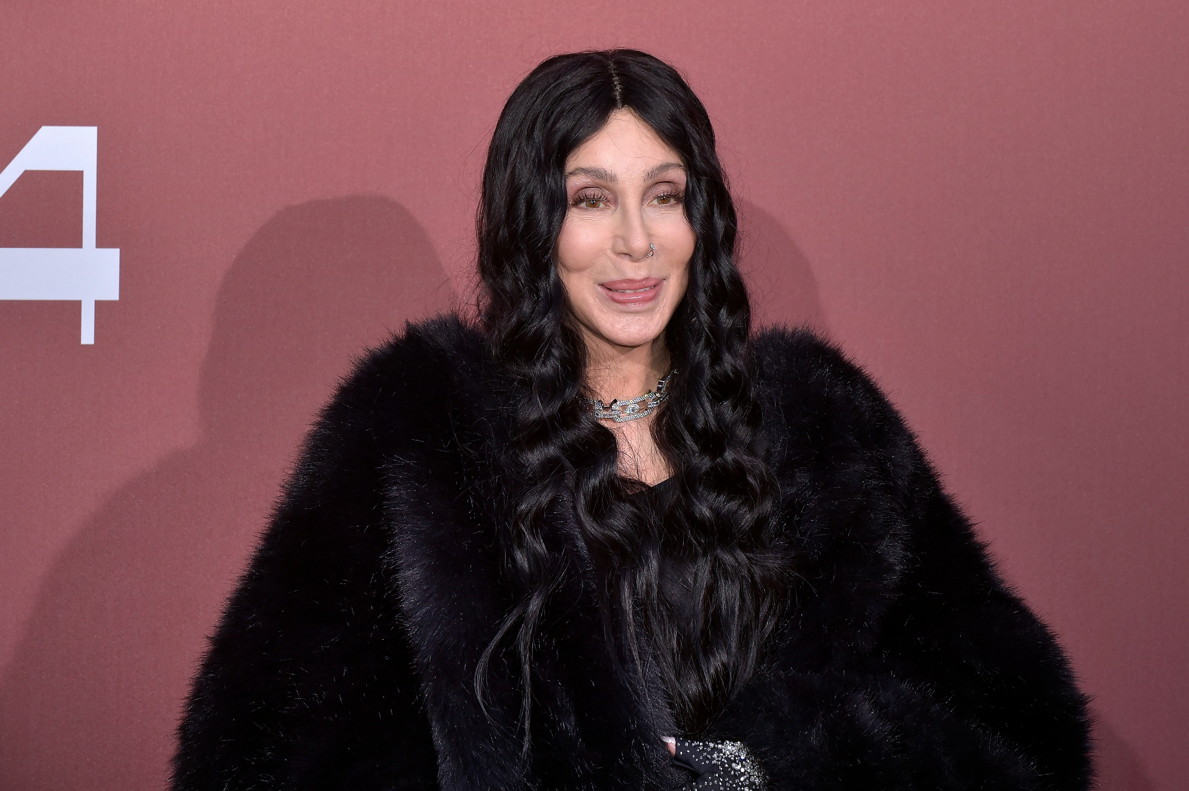 American singer-songwriter, actress, record producer and TV host Cher (Cherilyn Sarkisian) at Cannes...