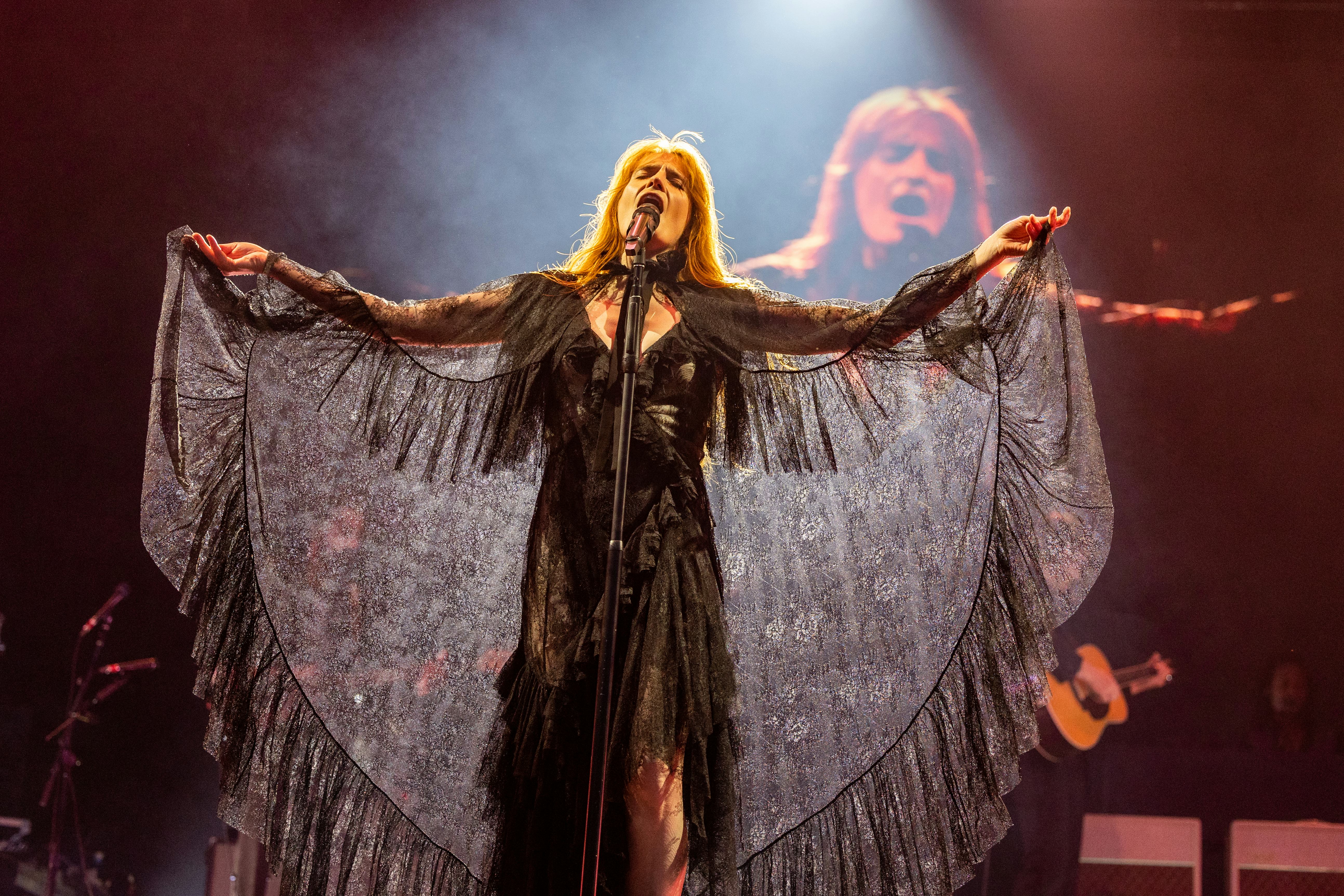 OSLO, NORWAY - AUGUST 12: Florence Welch of Florence & The Machine performs on stage at the Oyafesti...