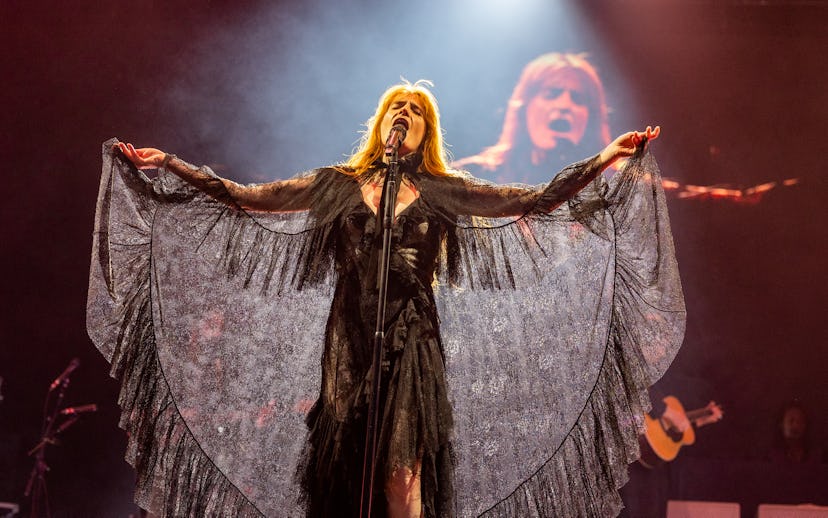 OSLO, NORWAY - AUGUST 12: Florence Welch of Florence & The Machine performs on stage at the Oyafesti...