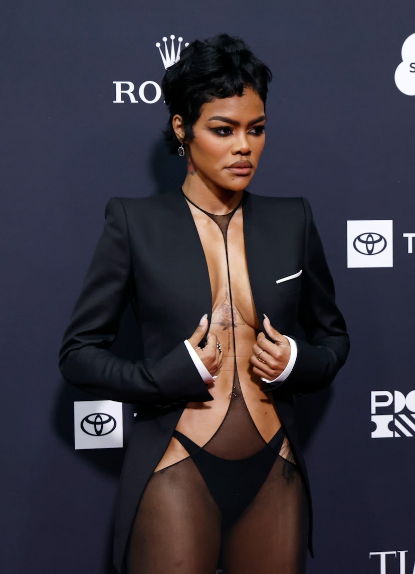 Teyana Taylor attends Time100 Next at Current at Chelsea Piers on October 30, 2025 in New York City.