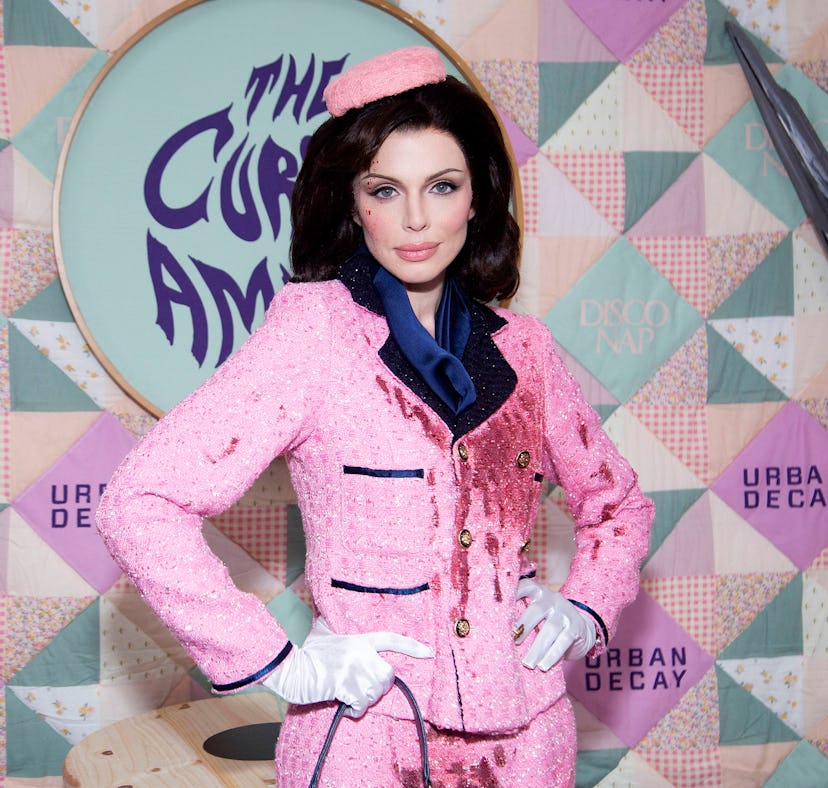 Julia Fox defended dressing as Jackie Kennedy in a blood-soaked suit for Halloween.