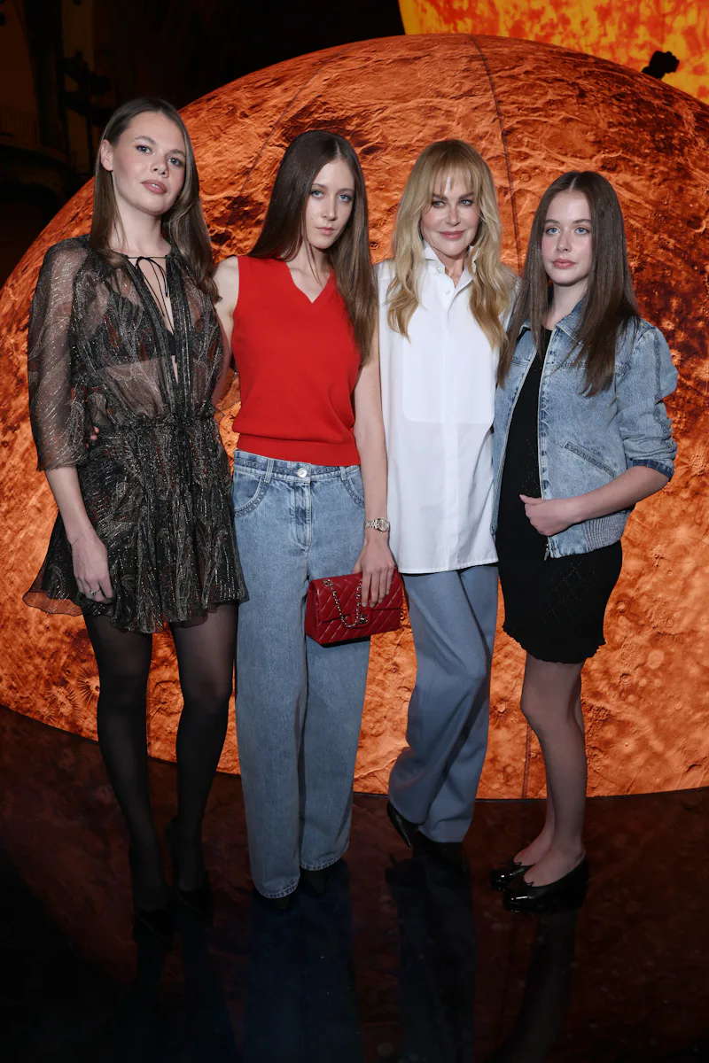 It's A New Dawn, It's A New Day At Chanel! See The Major Celebrity Turnout For Matthieu's Debut Here 2 Nicole kidman daughters Chanel show