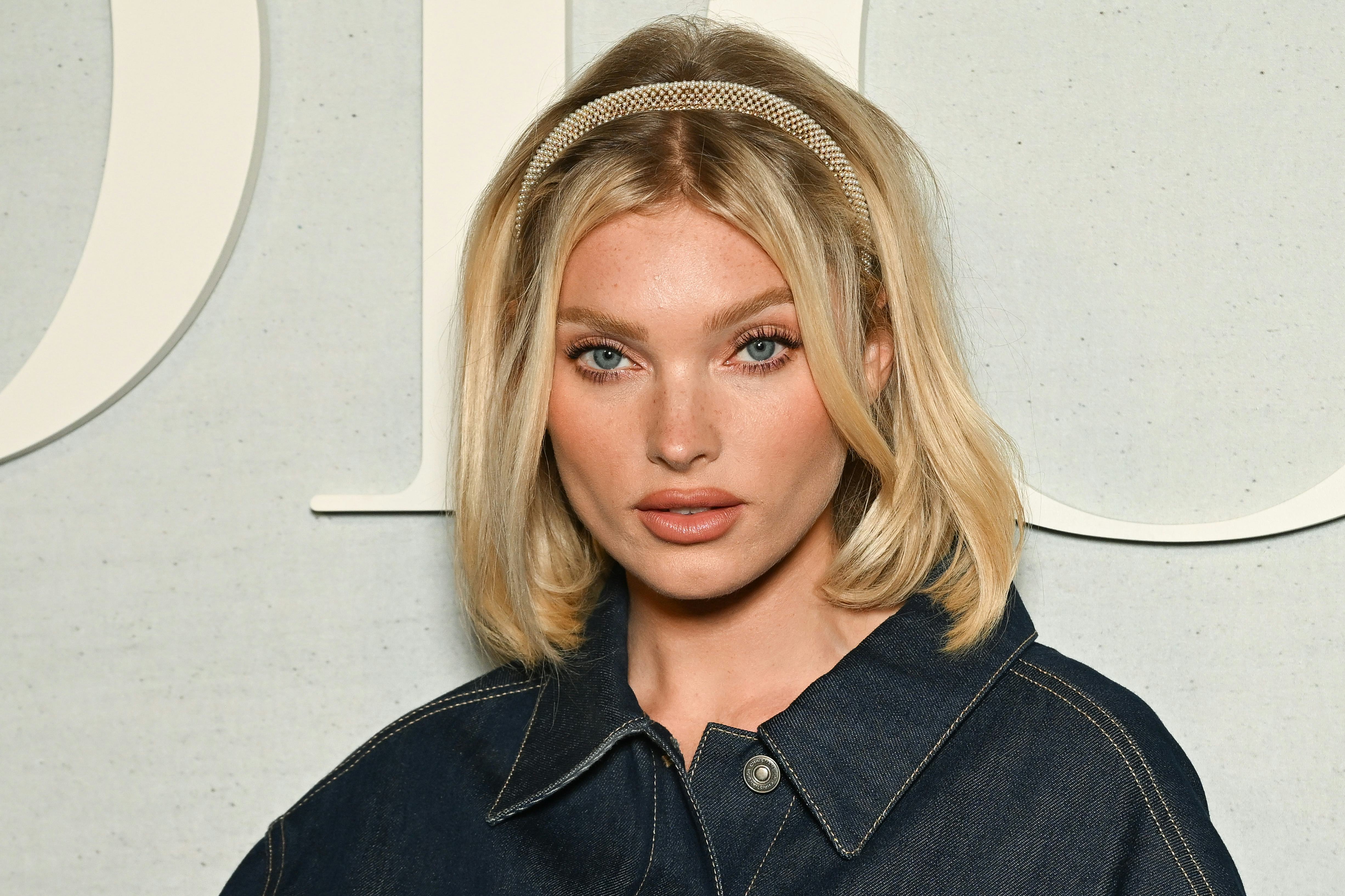 Elsa Hosk Cosigned The Controversial Dress-Over-Pants Look & Y2K Is *So* Back