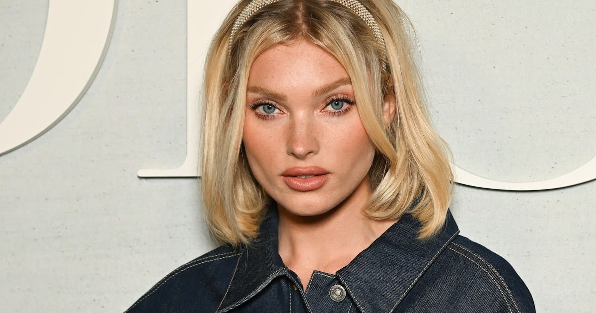 Elsa Hosk Cosigned The Controversial Dress-Over-Pants Look & Y2K Is *So* Back