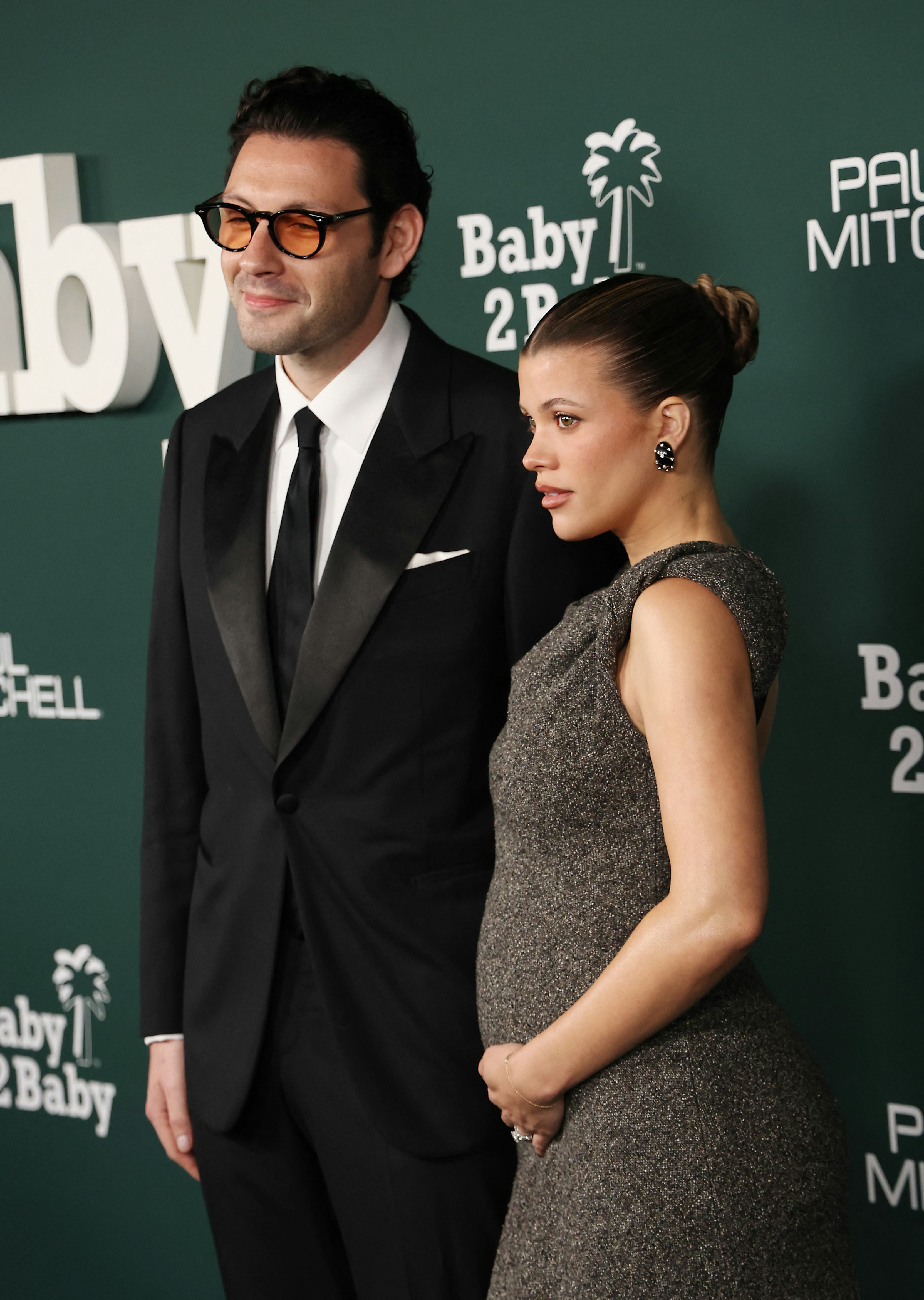 Sofia Richie Grainge and Elliot Grainge attend the 2025 Baby2Baby Gala 