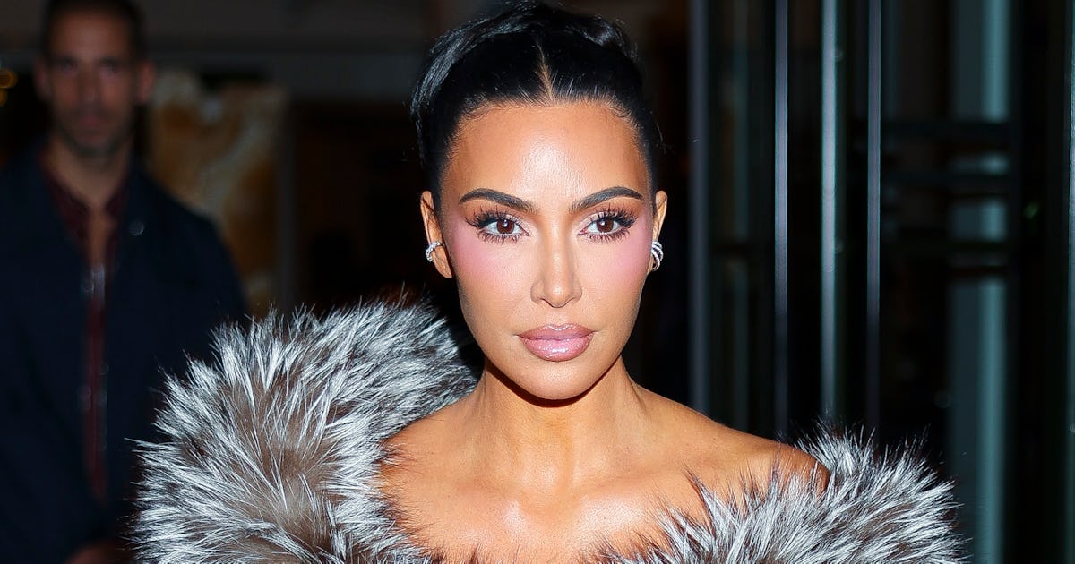 Kim Kardashian Went Braless In A Slinky Cutout Gown On The Red Carpet