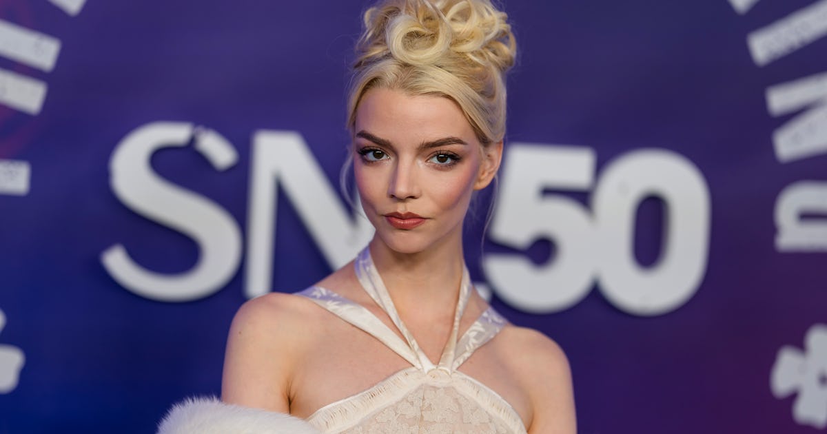 Anya Taylor-Joy Welcomed Winter In A Snowy Micro Minidress