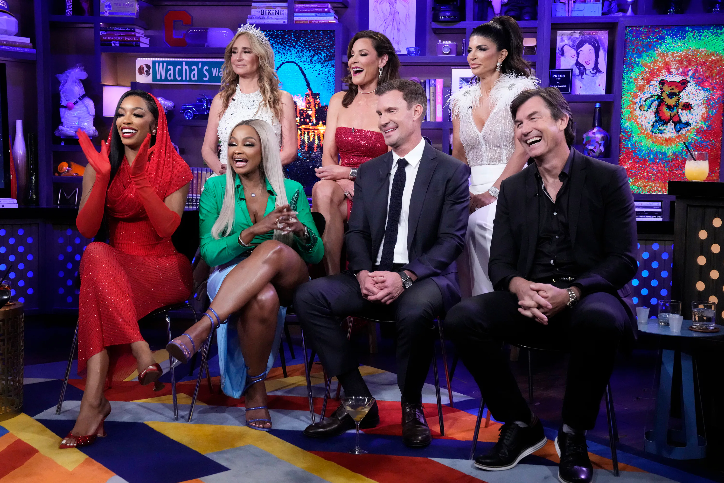 WATCH WHAT HAPPENS LIVE WITH ANDY COHEN -- Episode 21110 -- Pictured: (l-r) Porsha Williams, Phaedra...