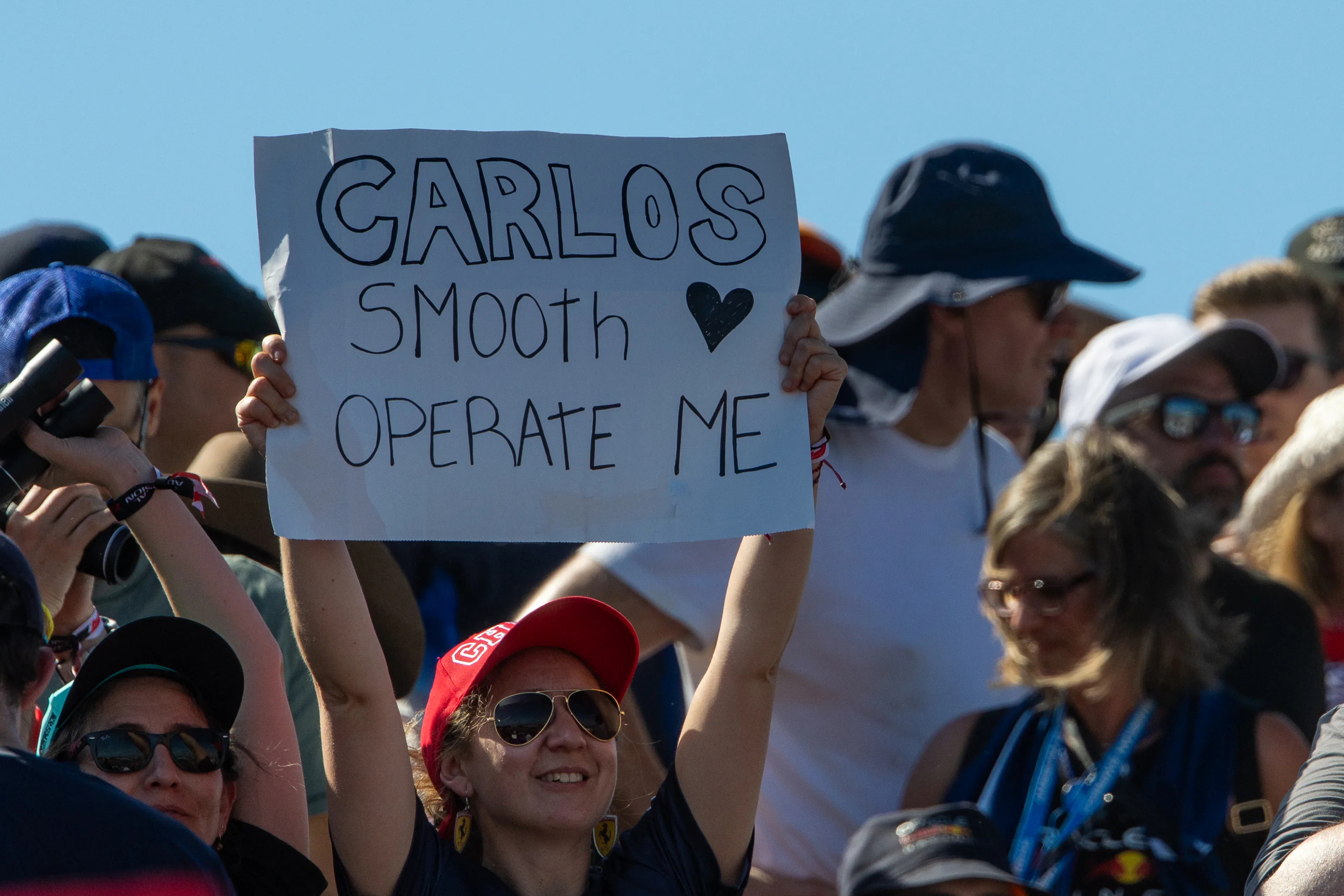 A friend admits she first got into F1 racing because the drivers were hot. Respect.