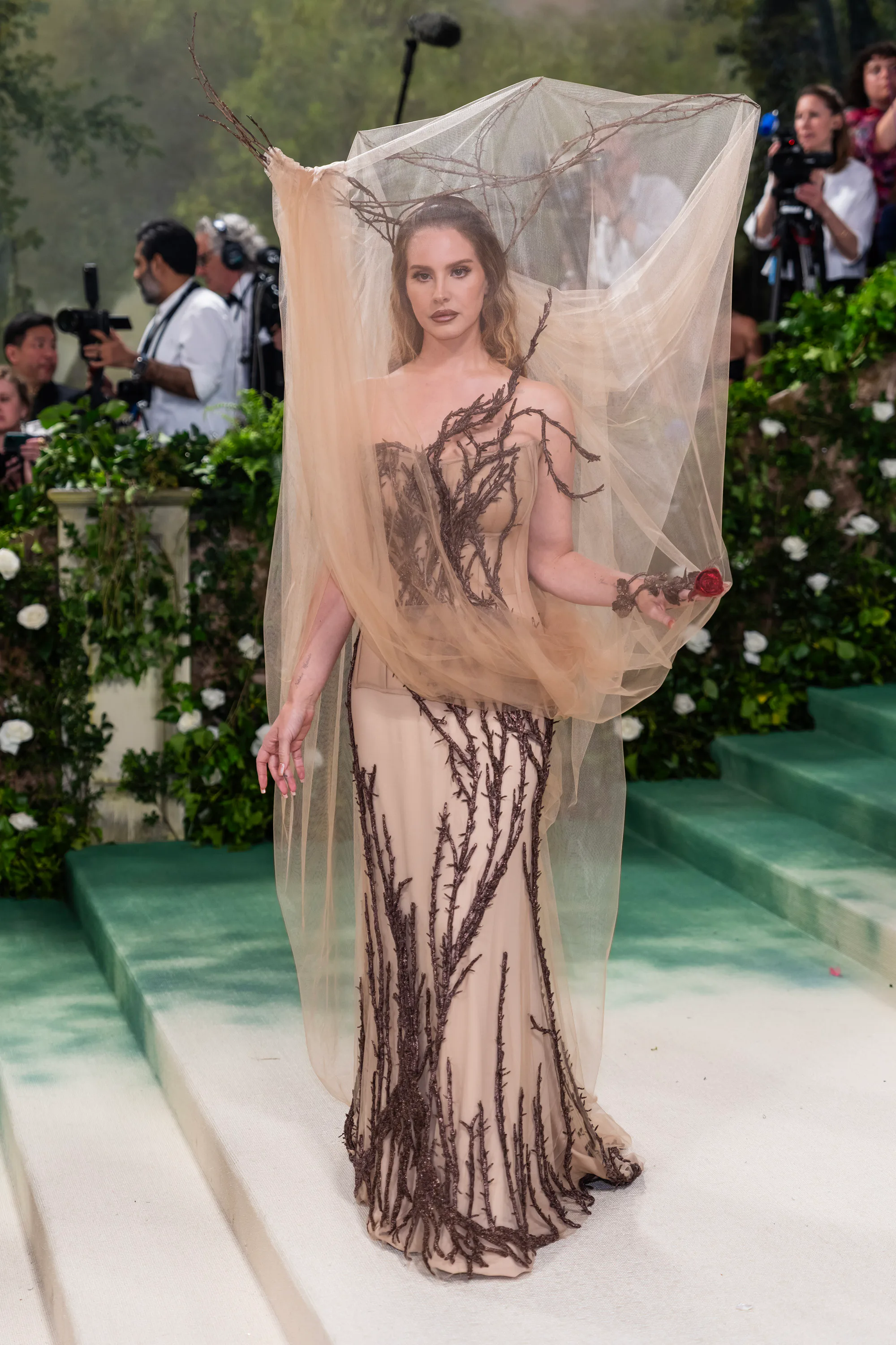 Lana Del Ray attends the 2024 Met Gala celebrating "Sleeping Beauties: Reawakening Fashion" at The M...
