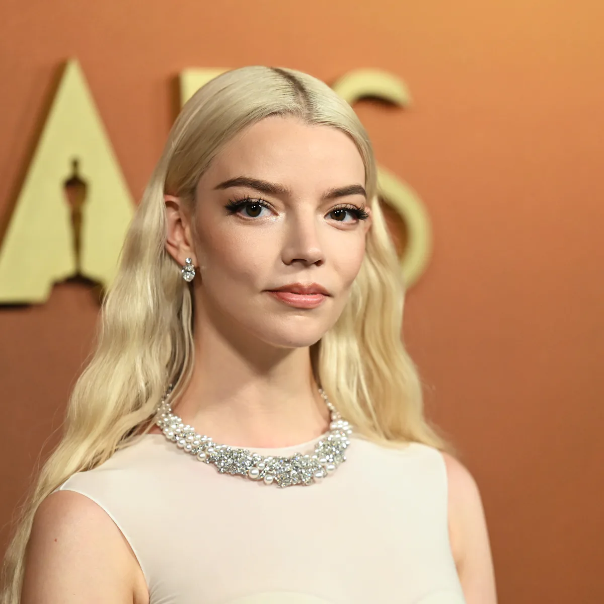 anya taylor joy corset dress Anya Taylor-Joy bares her bum in laced-up leather corset dress for 'Late Show' appearance