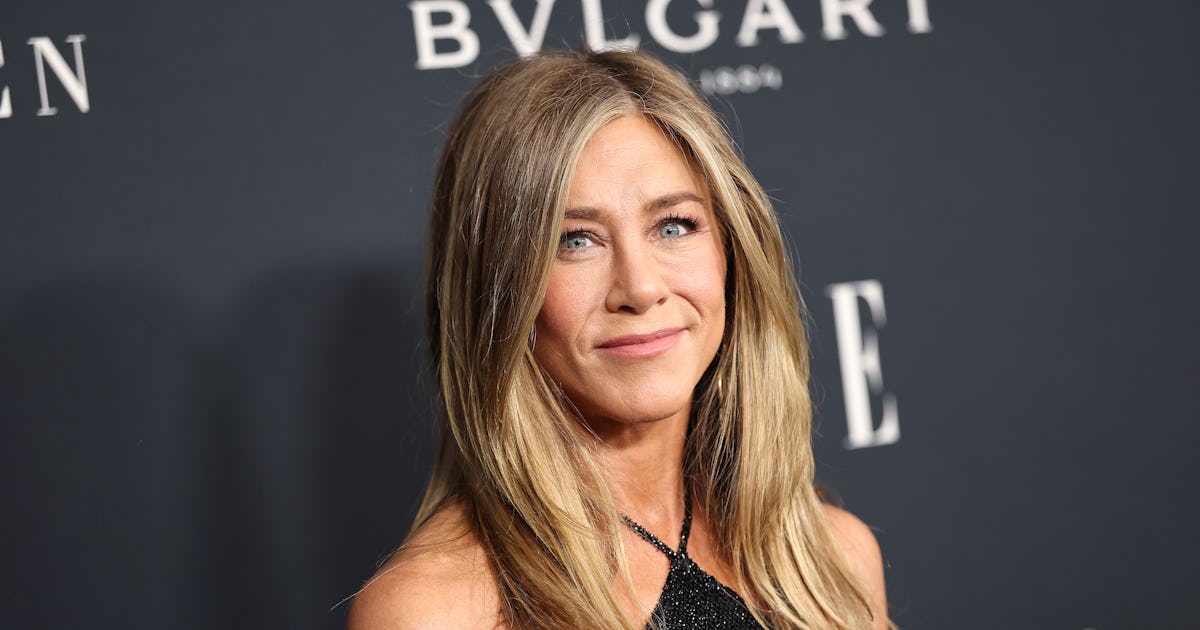 Jennifer Aniston Channeled Rachel Green In A Vintage Ralph Lauren LBD