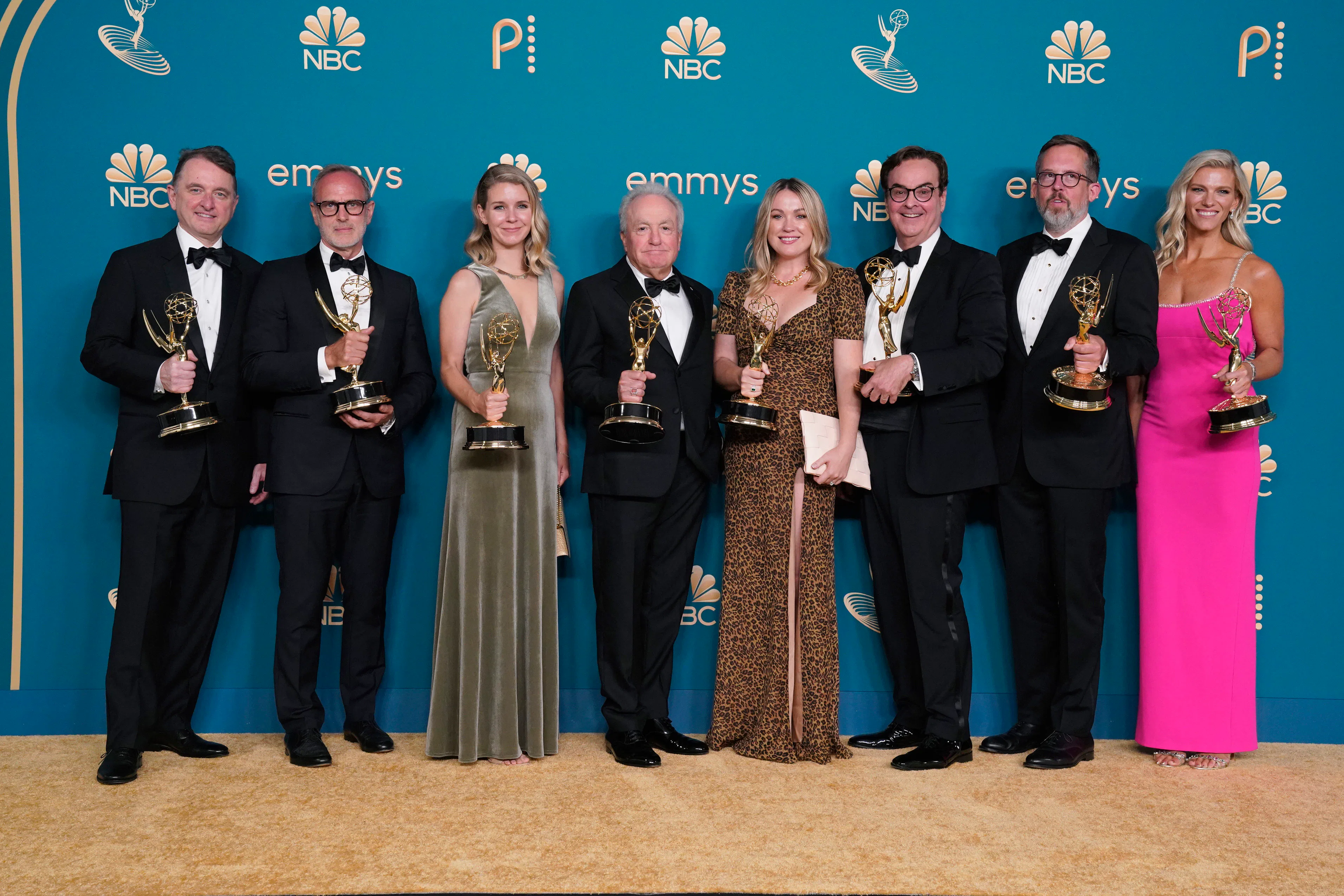 LOS ANGELES, CA - SEPTEMBER 12:  74th ANNUAL PRIMETIME EMMY AWARDS -- Pictured: (l-r) Javier Winnik,...