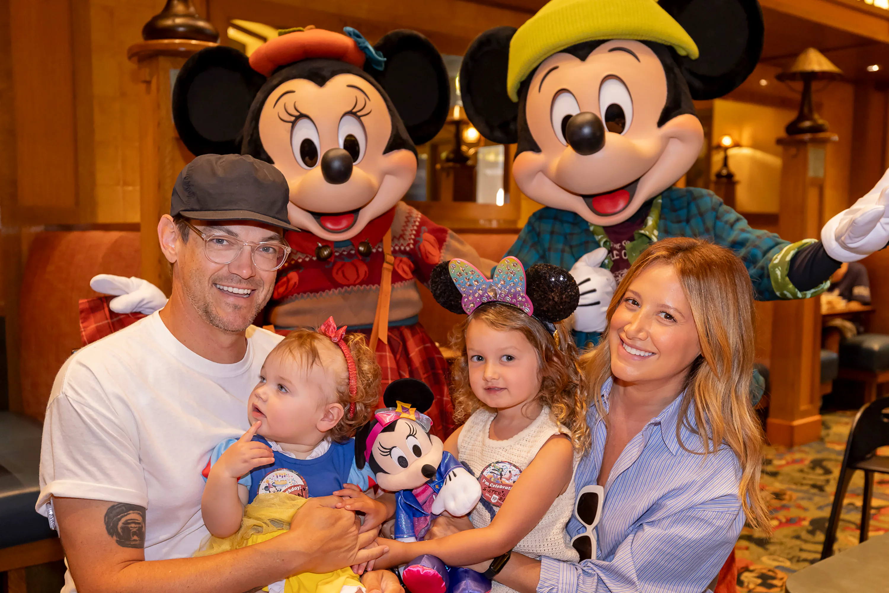 ANAHEIM, CALIFORNIA - SEPTEMBER 3: In this handout image provided by Disneyland Resort, actress Ashl...