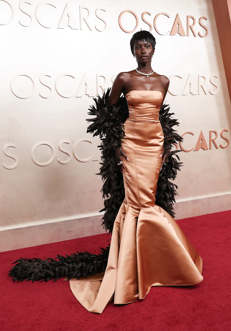 Anok Yai at the 97th Oscars held at the Dolby Theatre on March 2, 2025 in Hollywood, California.
