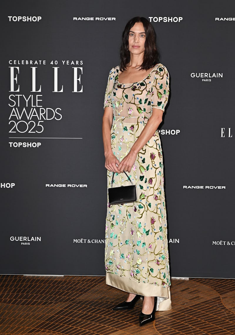 LONDON, ENGLAND - SEPTEMBER 09: Alexa Chung attends the ELLE Style Awards 2025 in partnership with T...