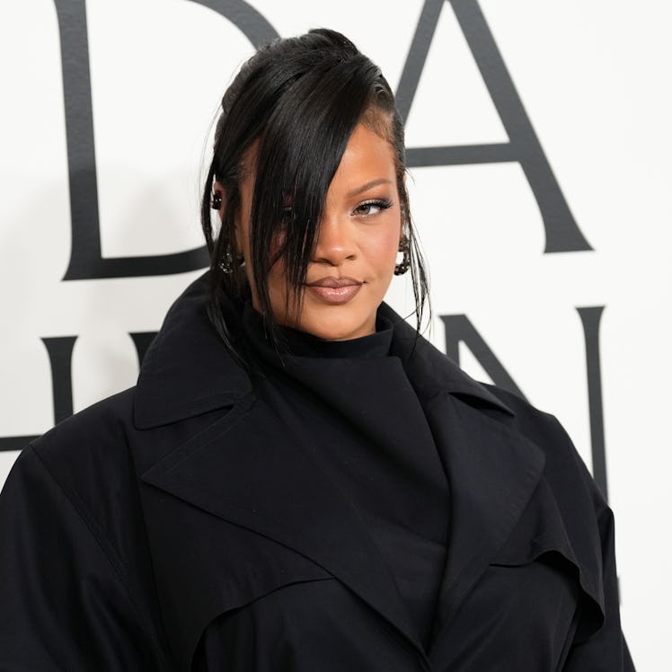 NEW YORK, NEW YORK - NOVEMBER 03: Rihanna attends The 2025 CFDA Fashion Awards at American Museum of...